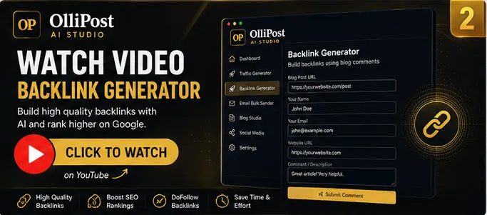 Watch Video - Complete OlliPost Demo
