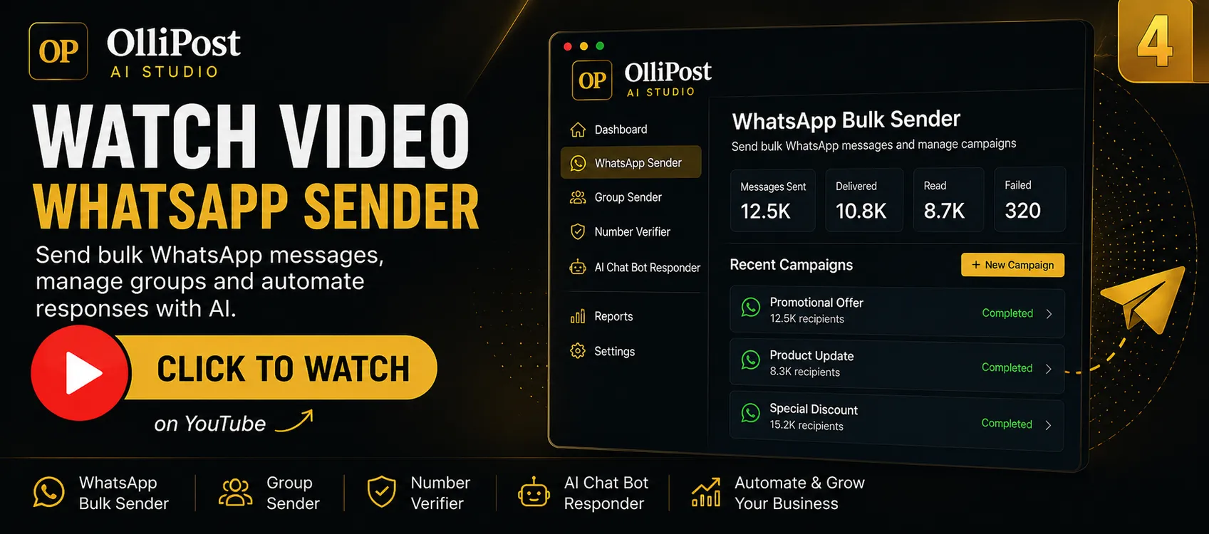 Watch Video - Complete OlliPost Demo